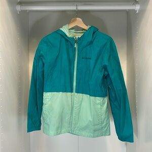 Columbia Fleece Lined Rain Coat Size XL (18)